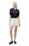 Rebecca Taylor Fern Knit Sweater In Navy