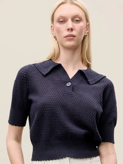 Rebecca Taylor Fern Knit Sweater In Sand