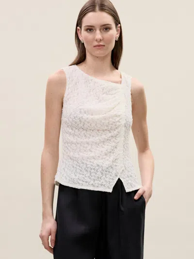 REBECCA TAYLOR FIONA STRETCH LACE TOP