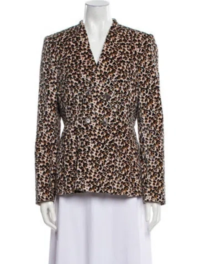 Pre-owned Rebecca Taylor Floral Print Blazer W/ Tags In Multi