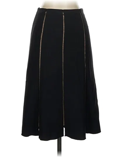 Pre-owned Rebecca Taylor Formal Skirt In Black