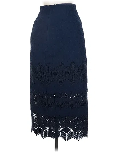 Pre-owned Rebecca Taylor Formal Skirt In Blue