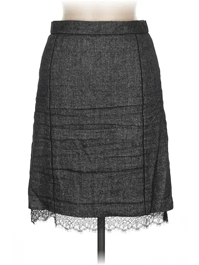 Pre-owned Rebecca Taylor Formal Skirt In Gray