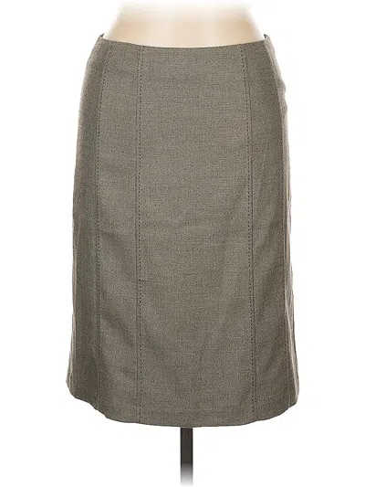 Pre-owned Rebecca Taylor Formal Skirt In Gray