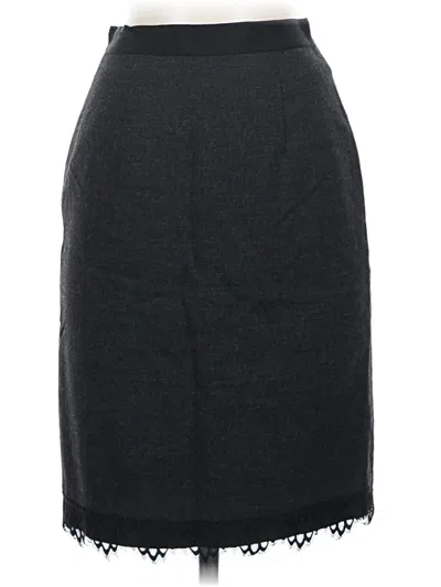 Pre-owned Rebecca Taylor Formal Skirt In Gray