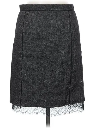 Pre-owned Rebecca Taylor Formal Skirt In Gray