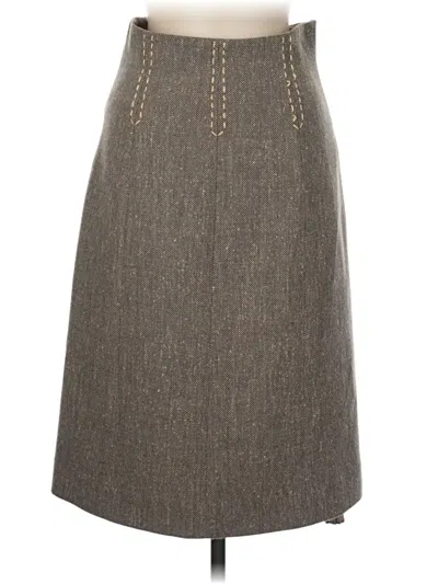 Pre-owned Rebecca Taylor Formal Skirt In Gray