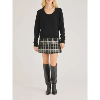 Rebecca Taylor Frankel Sweater In Black