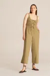 Rebecca Taylor Full-length Poplin Romper In Green