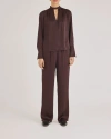 Rebecca Taylor Gianna Pant In Raisin
