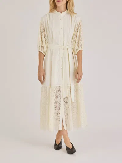 Rebecca Taylor Idun Dress In Neutral