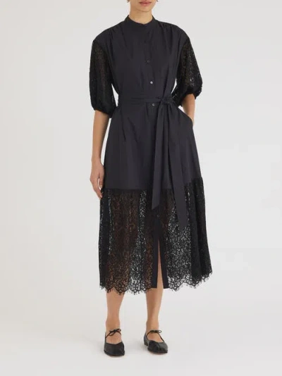 Rebecca Taylor Idun Dress In Black