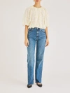 Rebecca Taylor Idun Lace Top In Cream