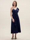 Rebecca Taylor Irie Silky Dress In Blue