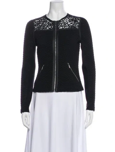 Pre-owned Rebecca Taylor Jacket In Black