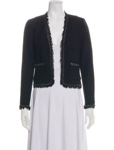 Pre-owned Rebecca Taylor Jacket In Black