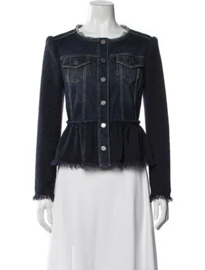 Pre-owned Rebecca Taylor Jacket In Blue
