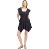 Rebecca Taylor Lace Insert Dress In Black