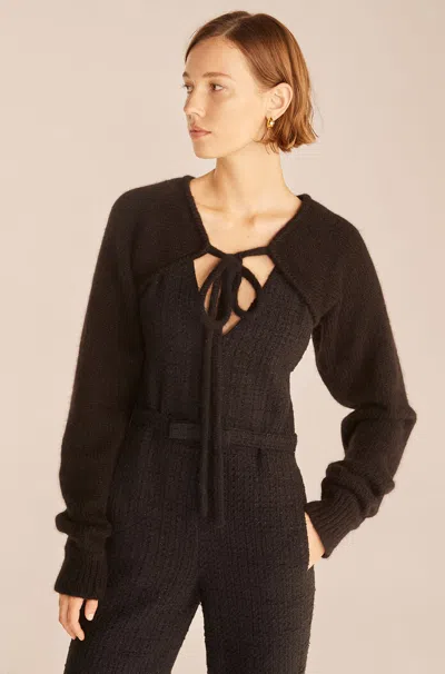 Rebecca Taylor Ladies Chainette Shrug In Black