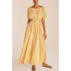 Rebecca Taylor Lattice Fleur Poplin Jumpsuit In Fleur Honey Combo
