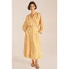 Rebecca Taylor Lattice Fleur Poplin Skirt In Fleur Honey Combo