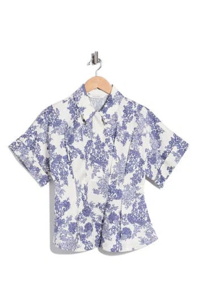 Rebecca Taylor Lena Shine Top In Multi
