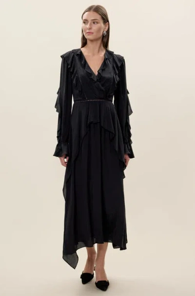 Rebecca Taylor Lillith Dress In Black