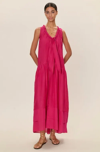 Rebecca Taylor Lilou Sleeveless Dress In Pink