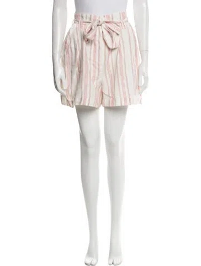 Pre-owned Rebecca Taylor Linen Knee-length Shorts In Neutral