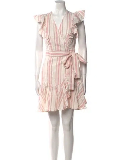 Pre-owned Rebecca Taylor Linen Mini Dress In White