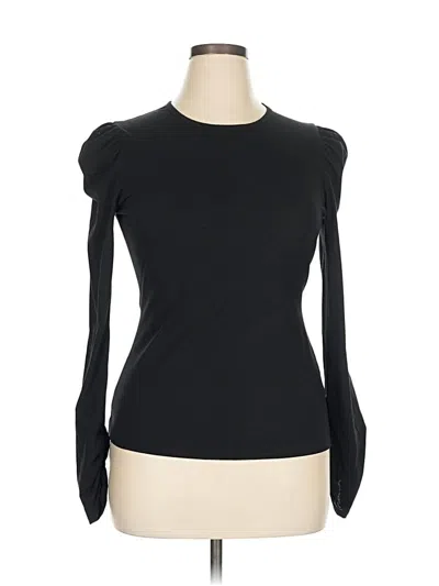 Pre-owned Rebecca Taylor Long Sleeve T-shirt In Black