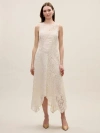 Rebecca Taylor Marielle Lace Dress In Neutral