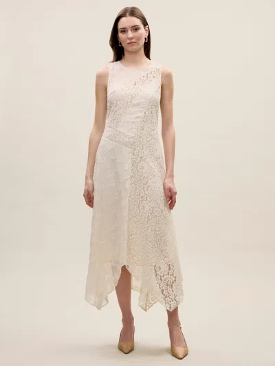 Rebecca Taylor Marielle Lace Dress In Pink