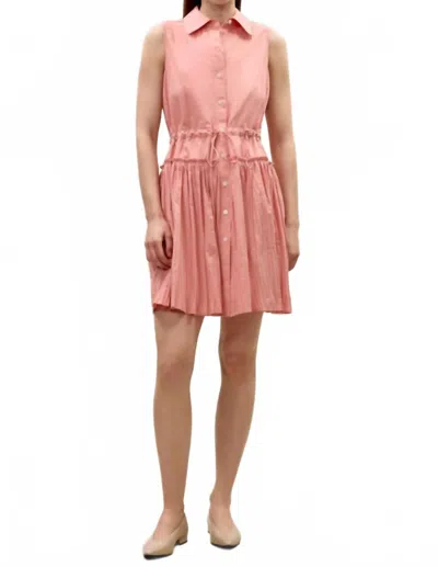 Rebecca Taylor Marietta Shirt Dress In Sorbet In Pink