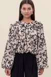 Rebecca Taylor Marisol Bubble Top In Multi
