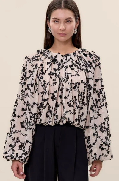 Rebecca Taylor Marisol Bubble Top In Multi