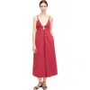 Rebecca Taylor Marseille Stripe Dress In Red