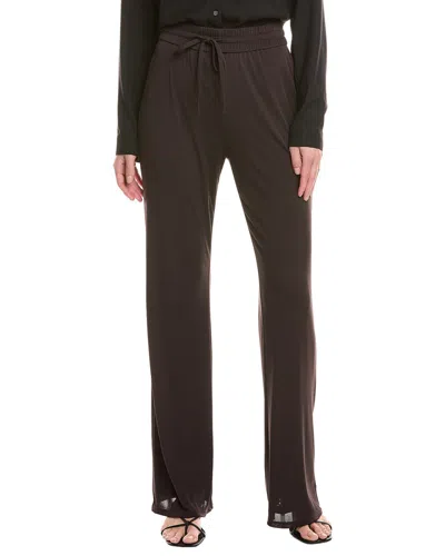 Rebecca Taylor Mesh Pull-on Pant In Brown
