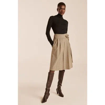 Rebecca Taylor Micro Houndstooth Short In Brown