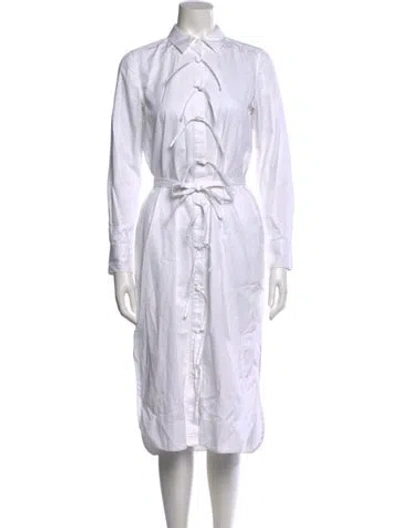 Pre-owned Rebecca Taylor Midi Length Dress In White
