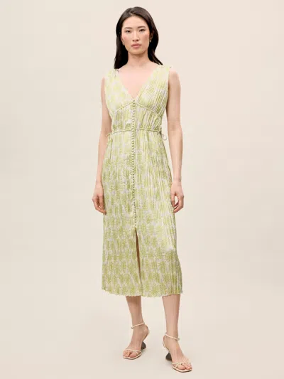 Rebecca Taylor Mini Astera Fleur Button Front Dress