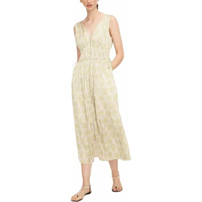 Rebecca Taylor Mini Astera Fleur Button Front Dress In Neutral