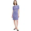 Rebecca Taylor Mini Boucle Skirt In Blue