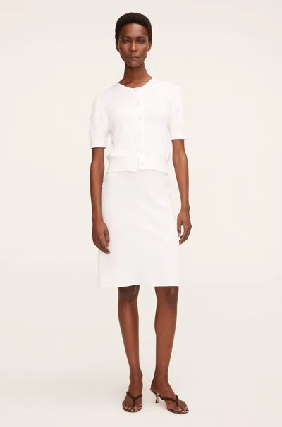 Rebecca Taylor Mini Bouclé Skirt In White