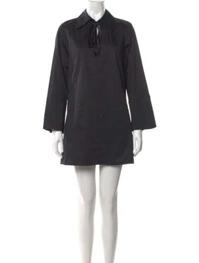Pre-owned Rebecca Taylor Mini Dress W/ Tags In Gray