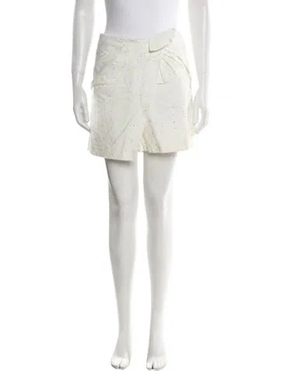 Pre-owned Rebecca Taylor Mini Shorts In Neutral