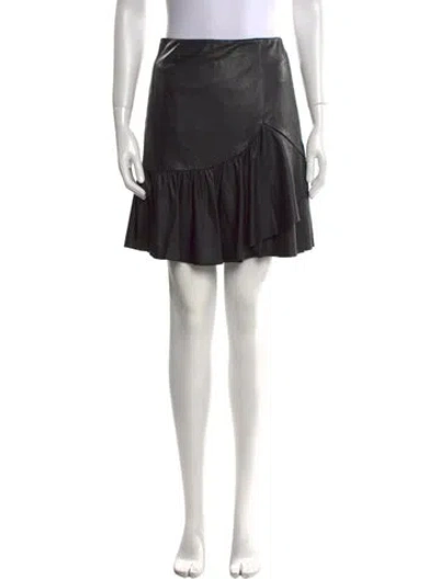 Pre-owned Rebecca Taylor Mini Skirt In Black