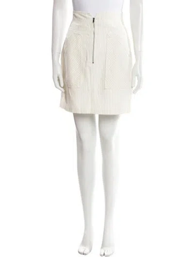 Pre-owned Rebecca Taylor Mini Skirt In Neutral