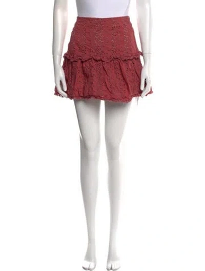 Pre-owned Rebecca Taylor Mini Skirt In Pink