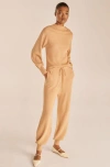 Rebecca Taylor Mix Rib Pant In Honey